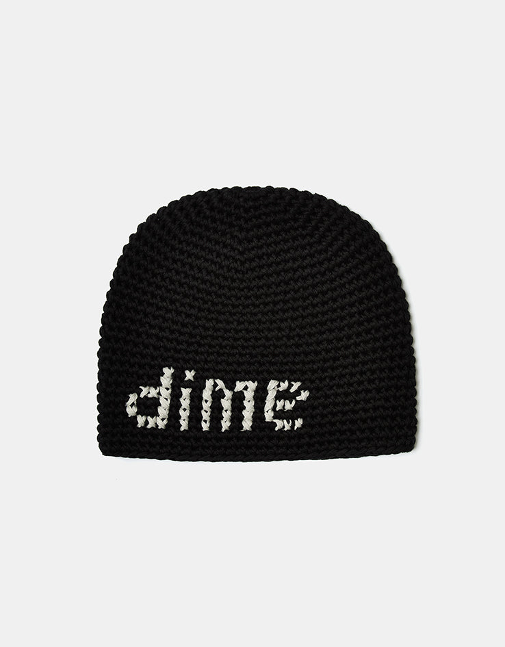 Dime MTL Crochet Skully - Black