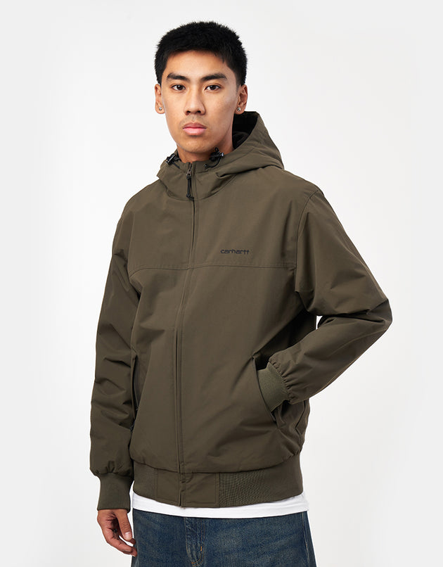 Carhartt WIP Hooded Sail Jacket - Cypress/Black