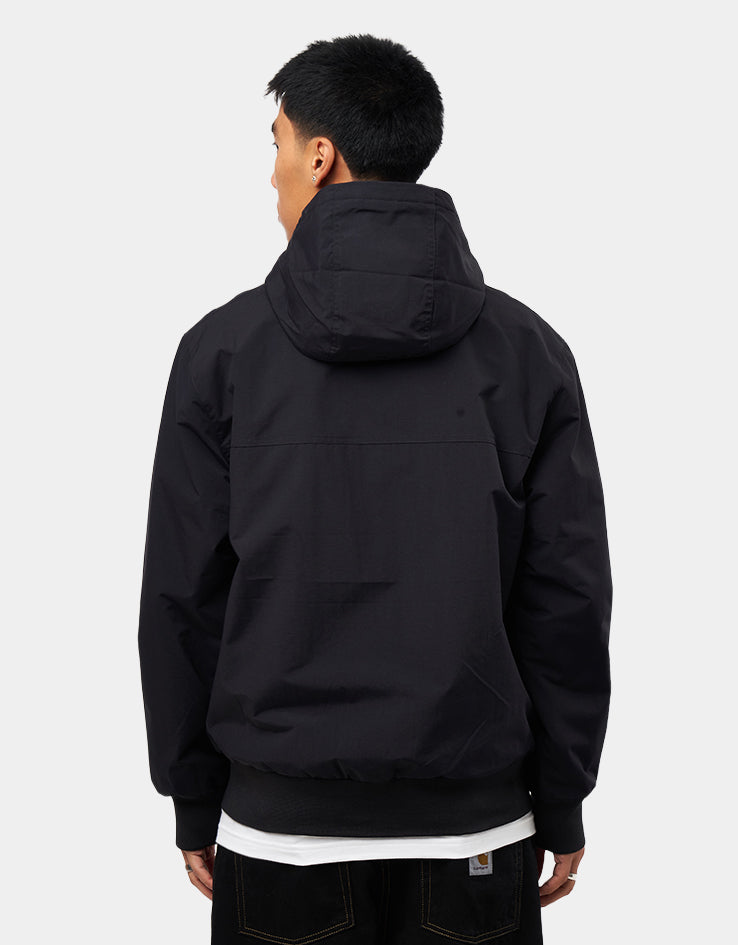 Carhartt WIP Hooded Sail Jacket - Black/White