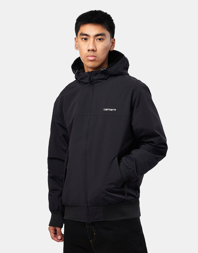 Carhartt WIP Hooded Sail Jacket - Black/White