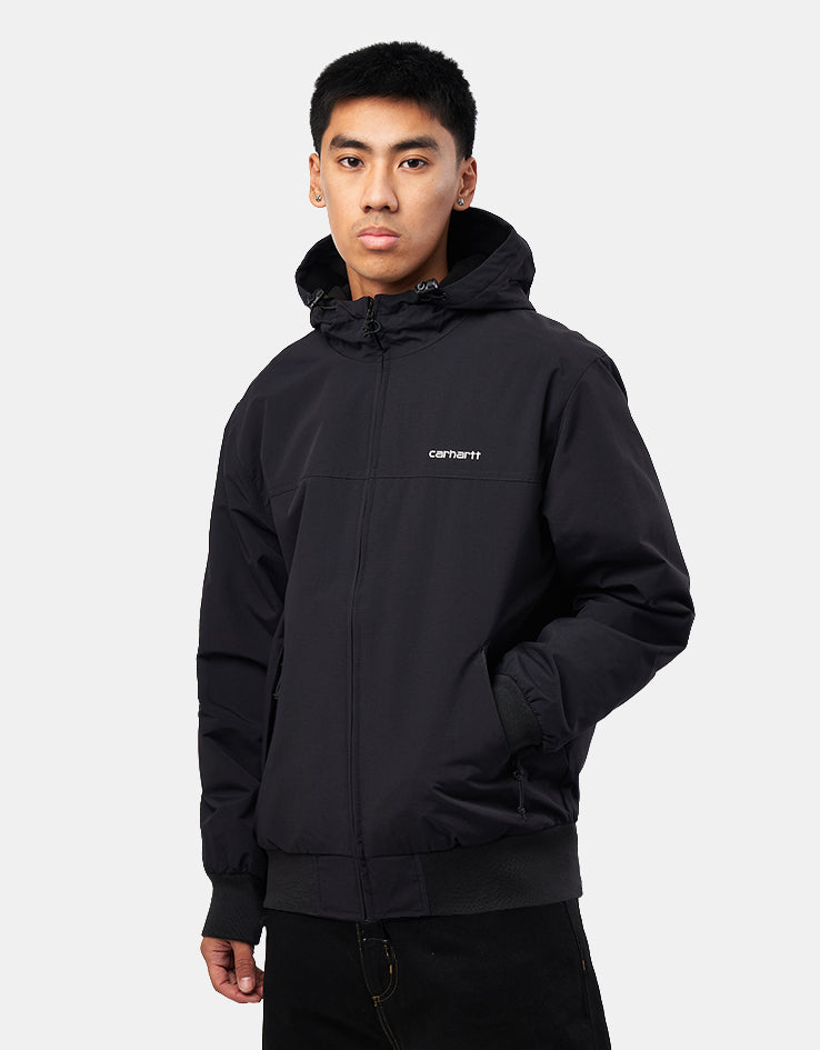 Carhartt WIP Hooded Sail Jacket - Black/White