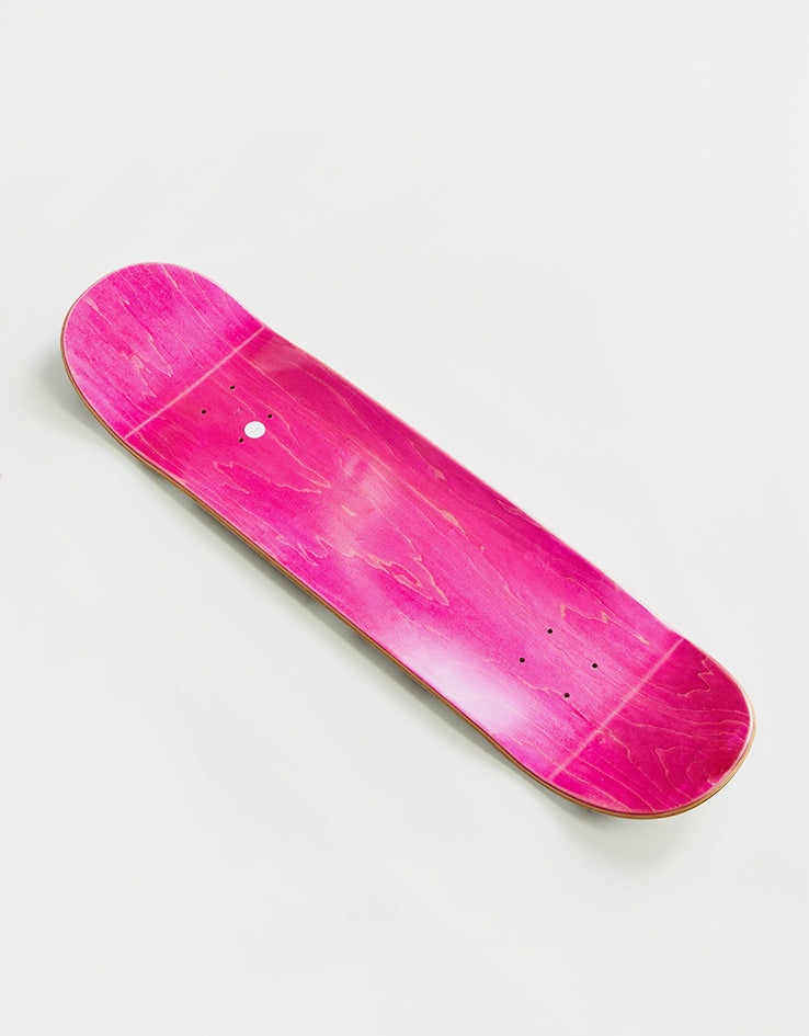 Death Script Lite Skateboard Deck - White/Black