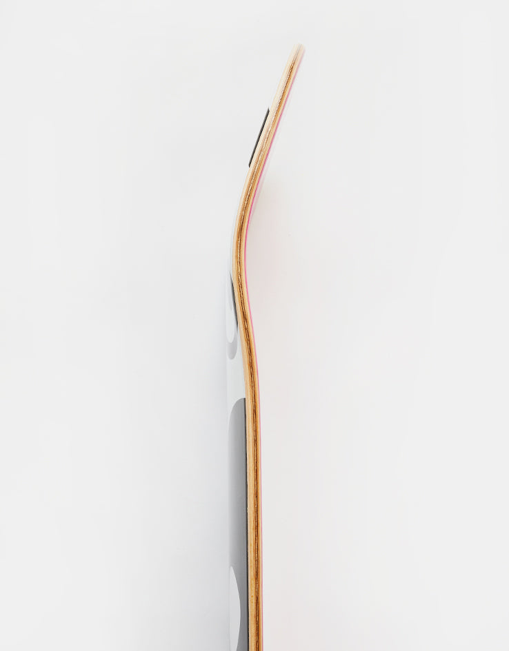 Death Script Lite Skateboard Deck - White/Black