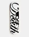 Death Script Lite Skateboard Deck - White/Black