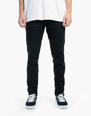 Route One Slim Denim Jeans - Flat Black