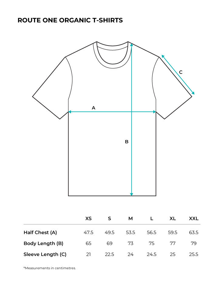 Route One Cherries Organic T-Shirt - Black
