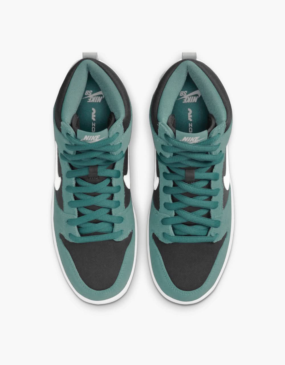 Nike SB Dunk High Pro Skate Shoes - Mineral Slate/Sail-Black-White