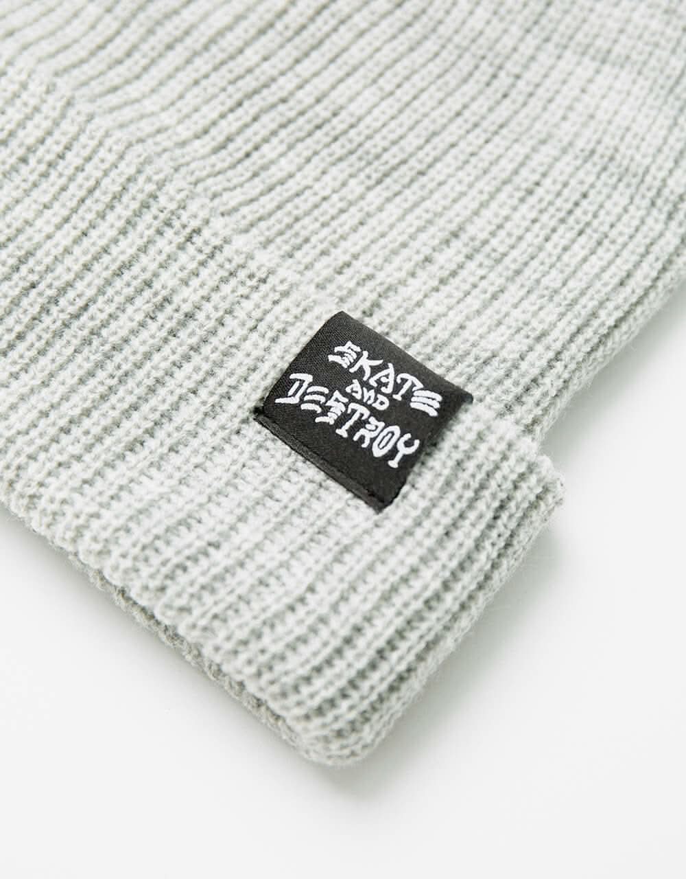 Thrasher Skate and Destroy Beanie - Grey