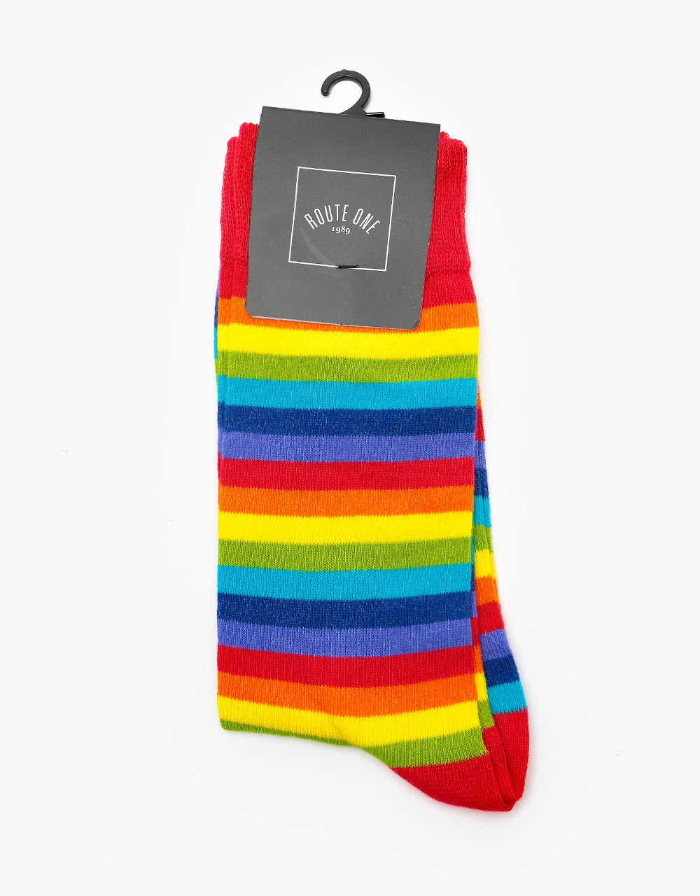 Route One Striped Socks - Rainbow