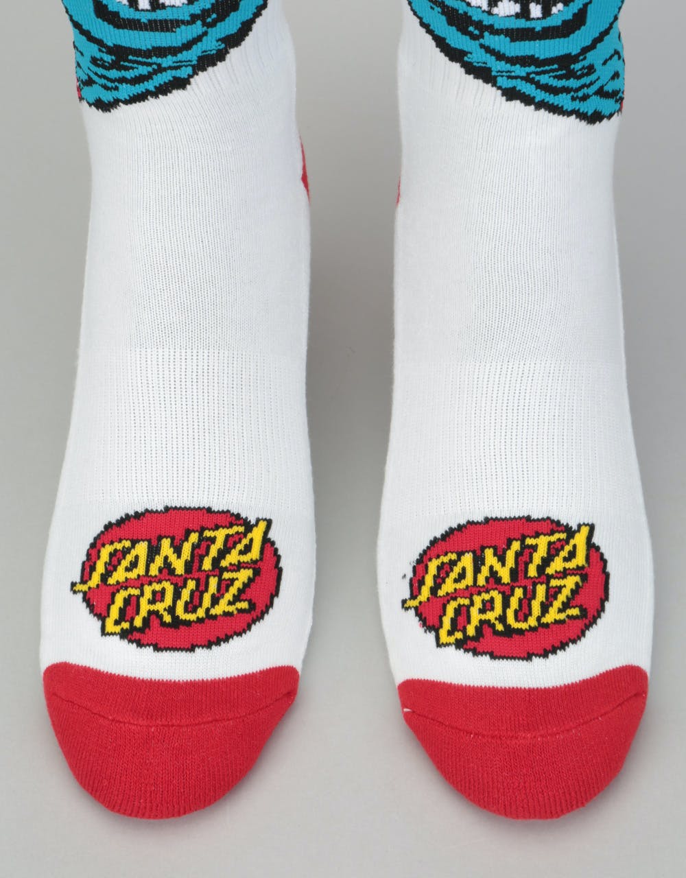 Santa Cruz Screaming Hand Socks - White