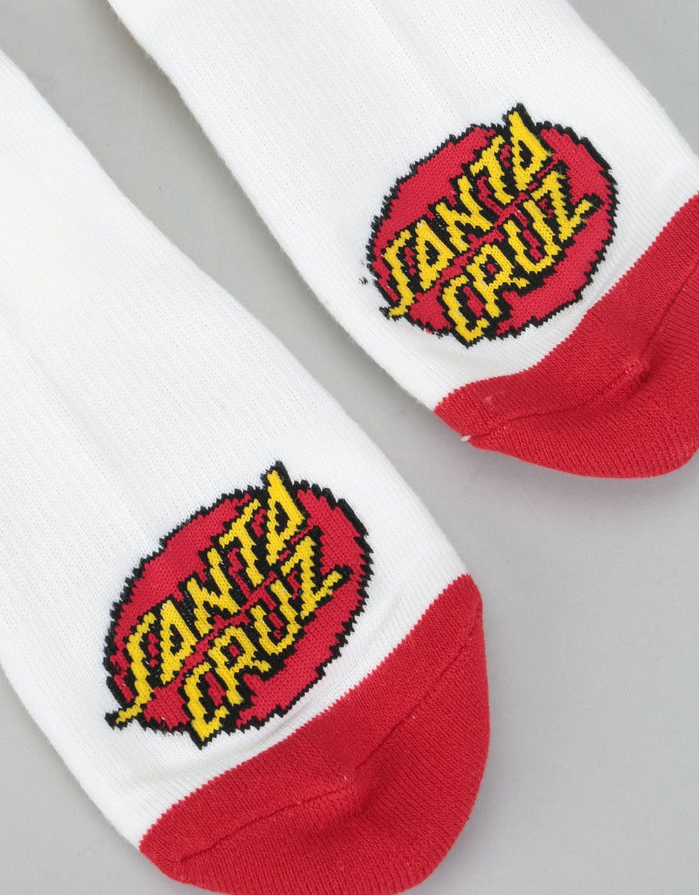 Santa Cruz Screaming Hand Socks - White