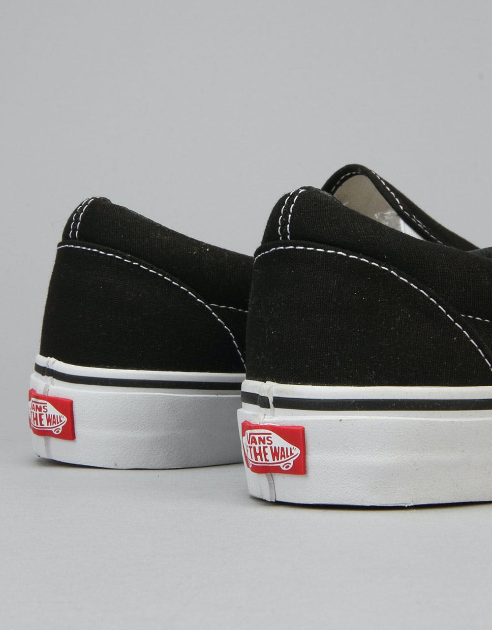 Vans Classic Slip On Skate Shoes - Black/White