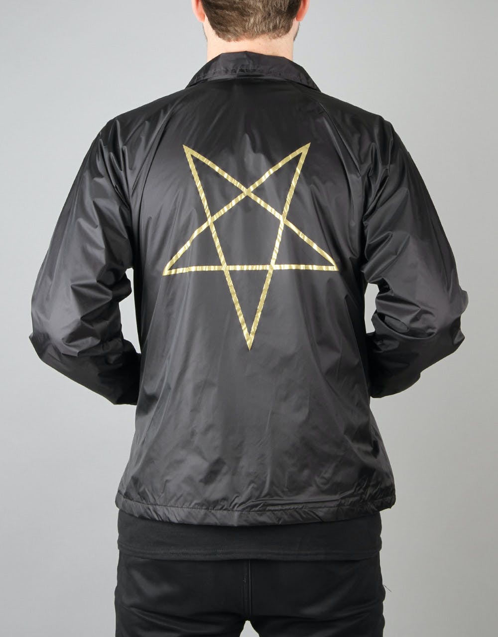 Thrasher Pentagram Coach Jacket - Black