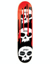 Zero 3 Skulls with Blood Skateboard Deck - 8.125"