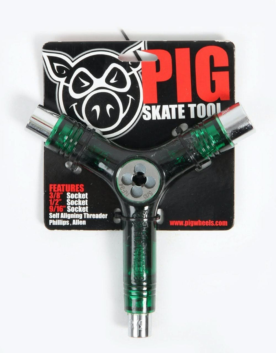 Pig Tri-Socket Skate Tool - Green – Route One