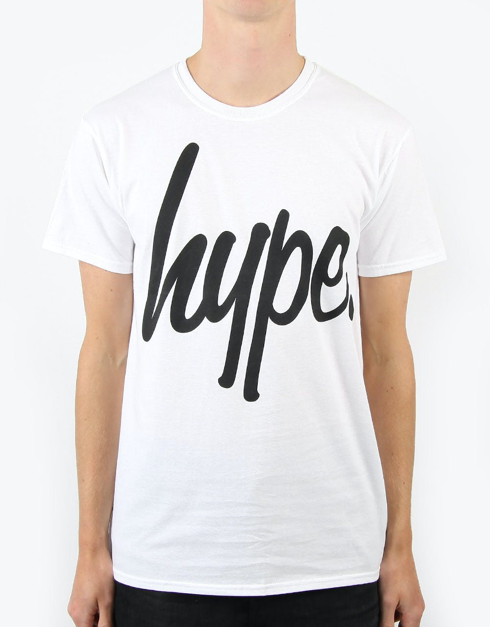 Hype Script T-Shirt - White/Black