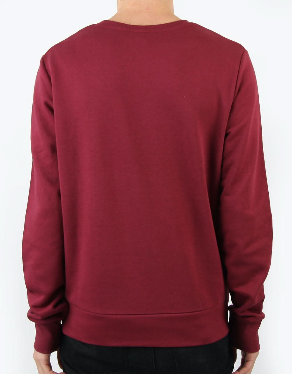 Hype Script Sweatshirt - Burgundy/White