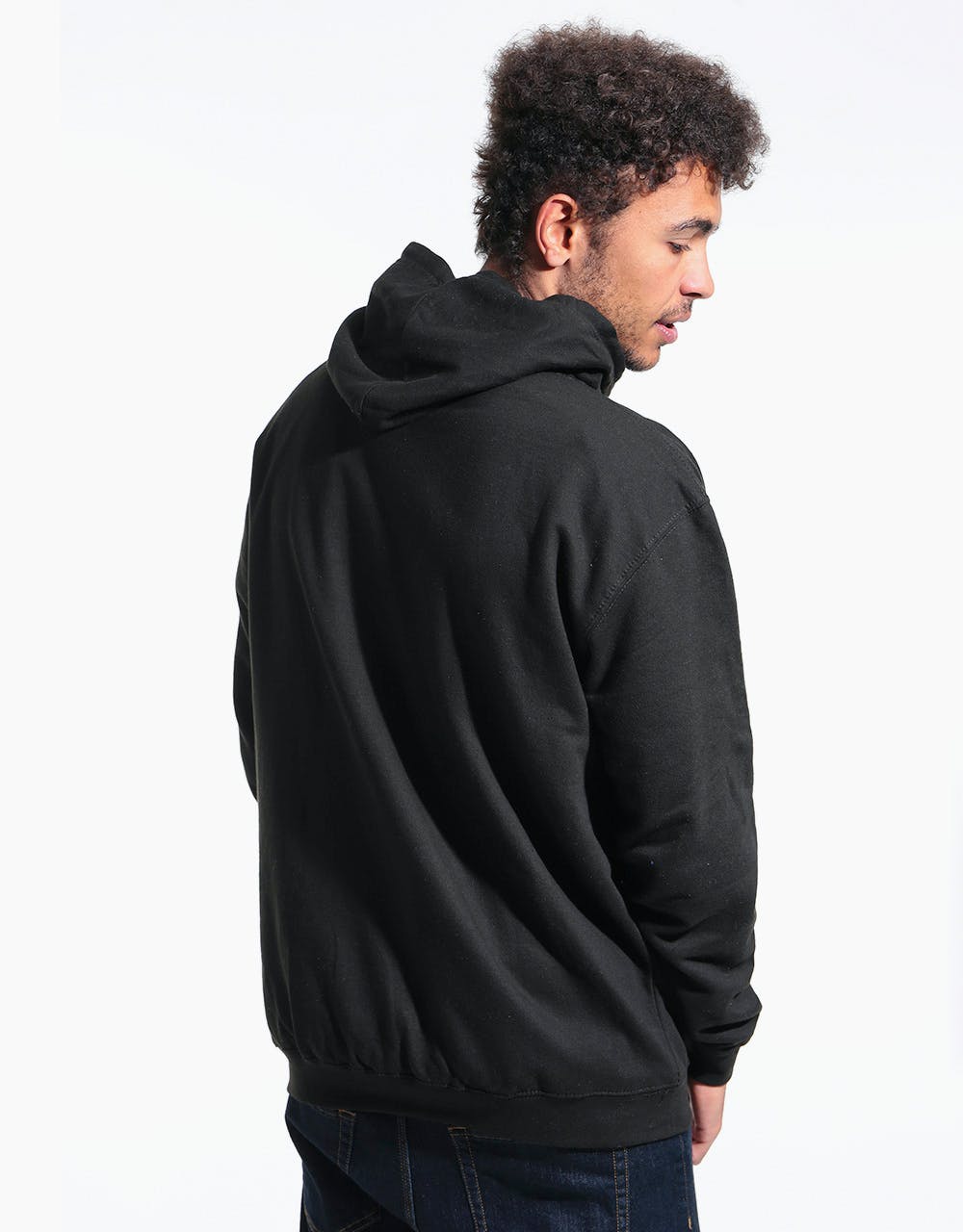 Route One Logo Pullover Hoodie - Black