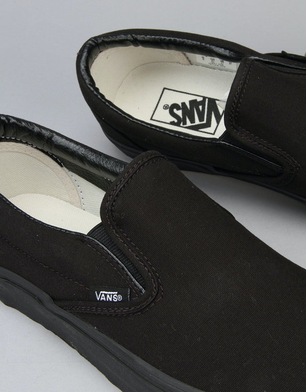 Vans Classic Slip On Skate Shoes - Black/Black