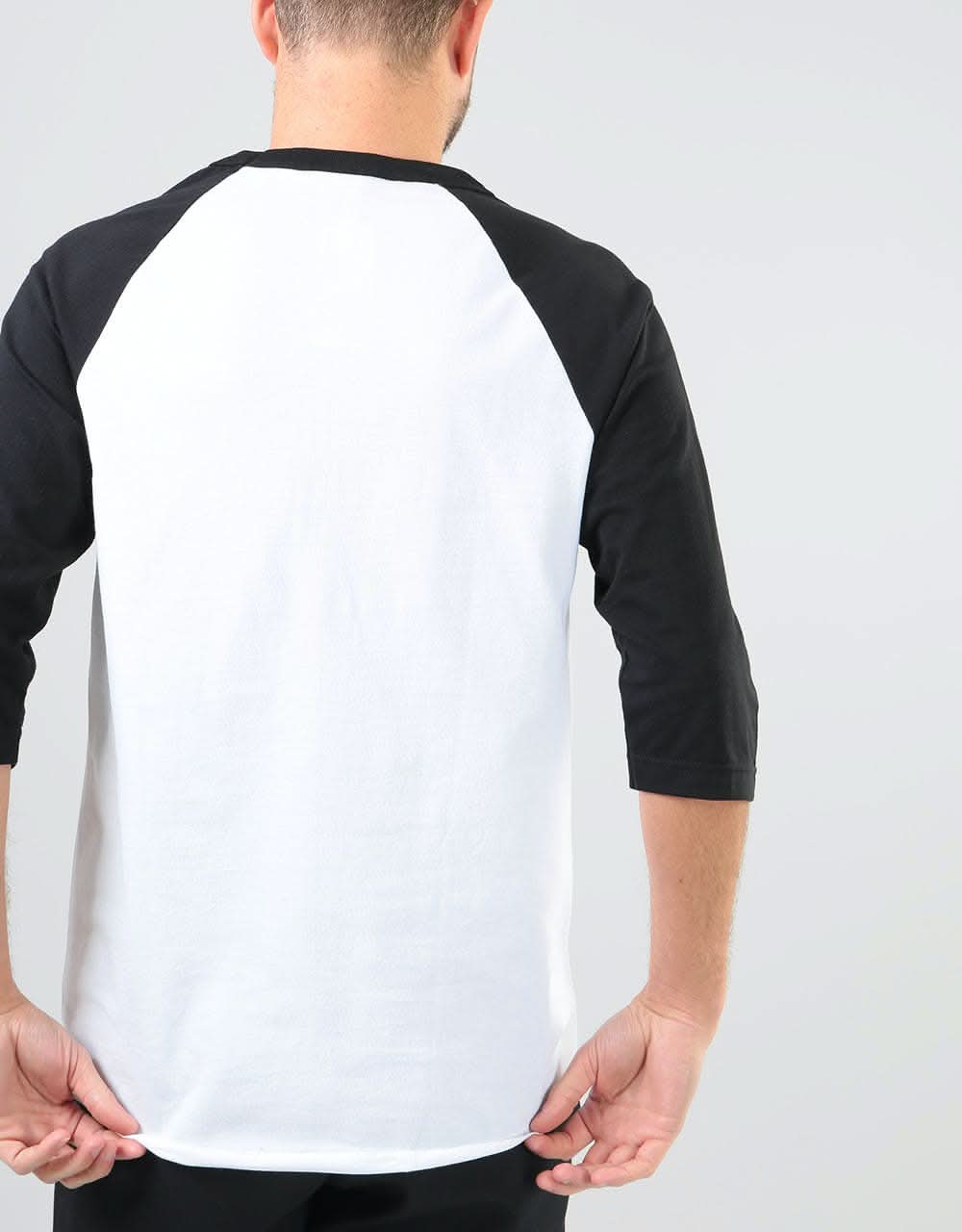 Thrasher Skate and Destroy Raglan T-Shirt - White/Black