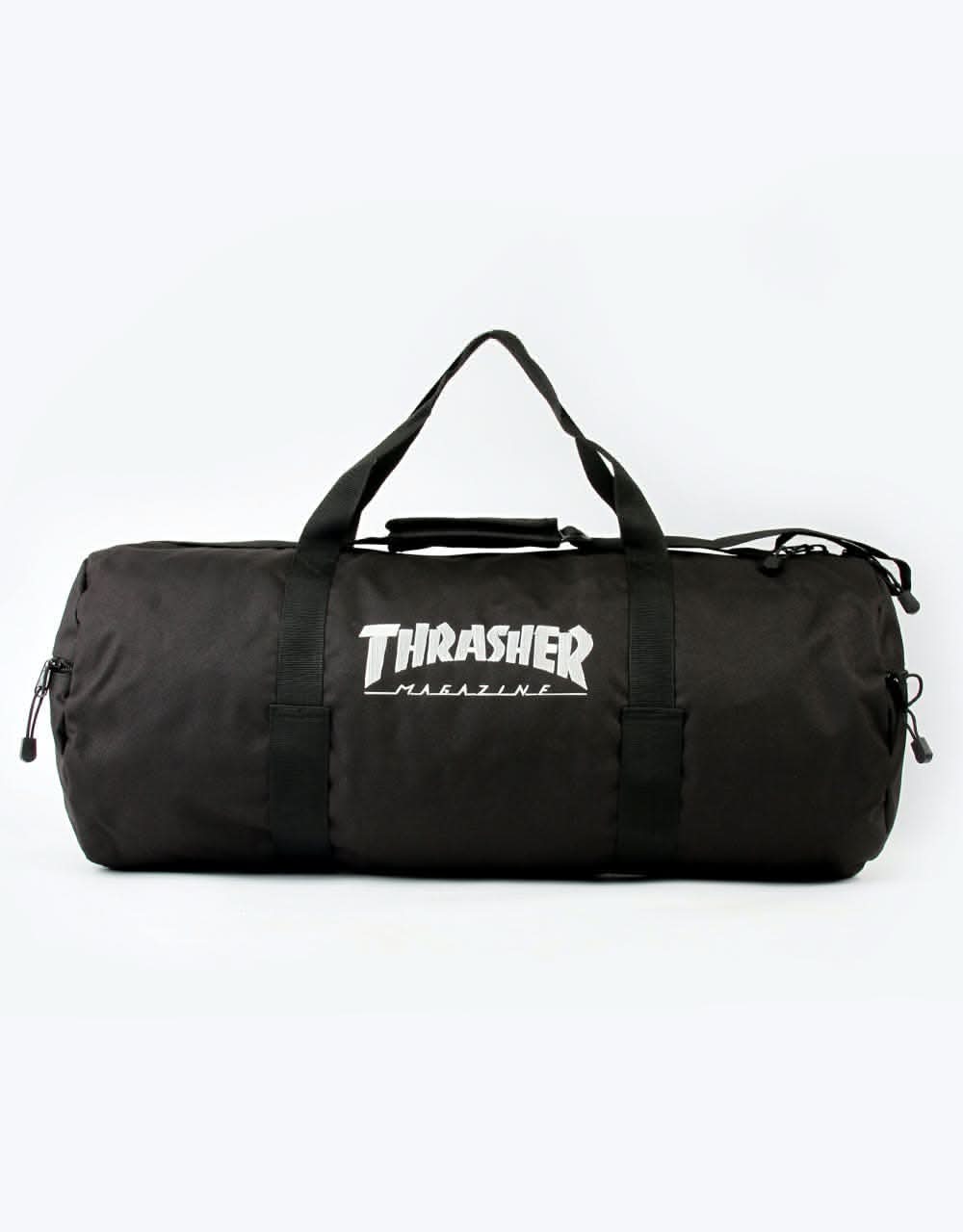 Thrasher Skate Mag Logo Duffle Bag Black