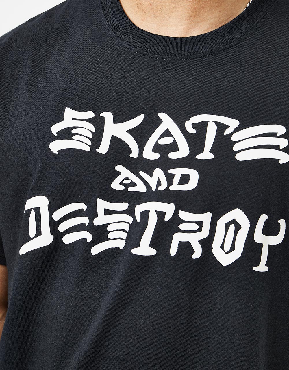 Thrasher Skate and Destroy T-Shirt - Black