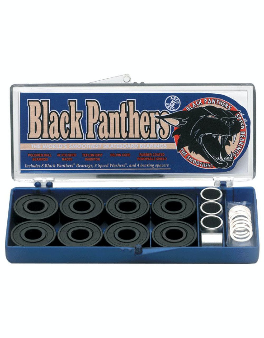 Shortys Black Panther Abec 5 Bearings