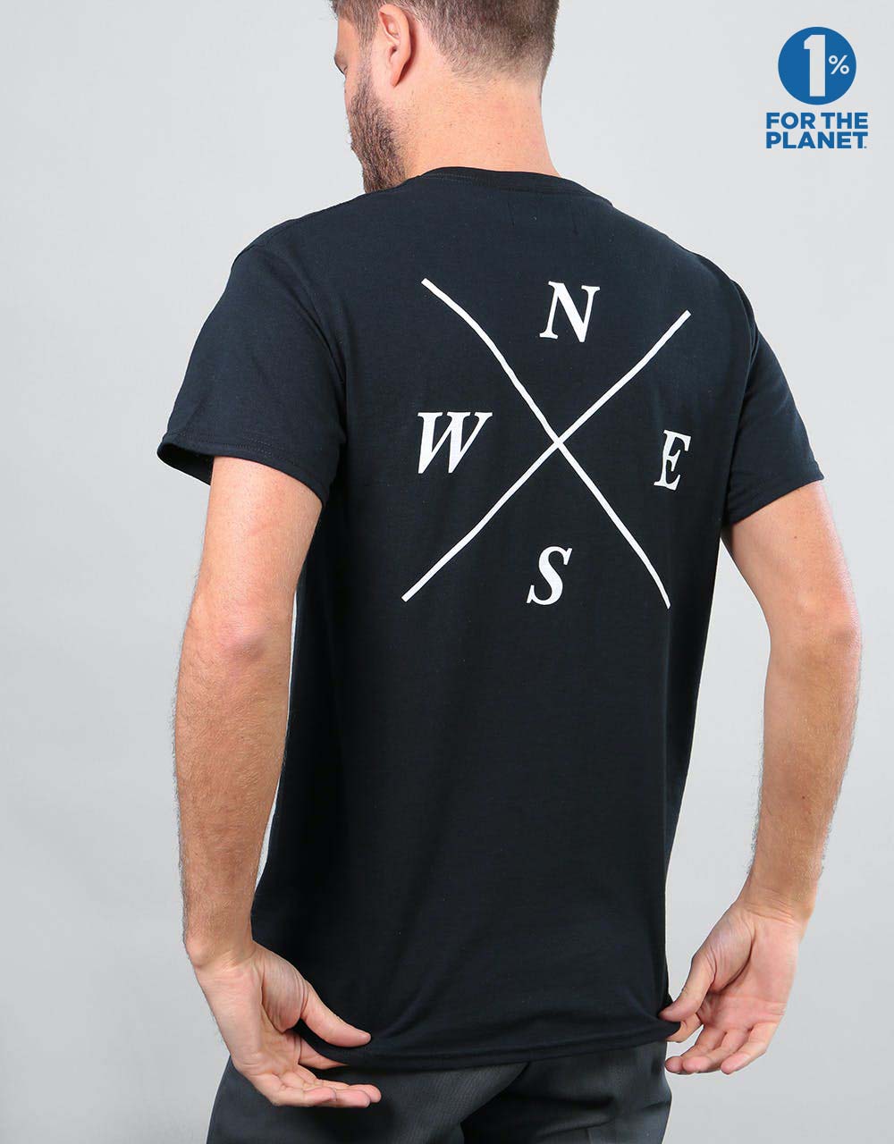 Route One Four Corners T-Shirt - Black