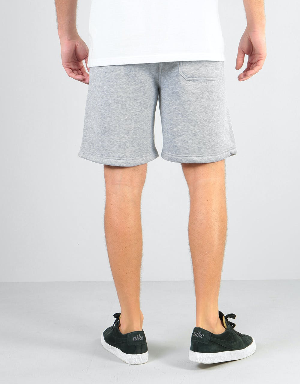 Route One Sweat Shorts - Light Grey Marl