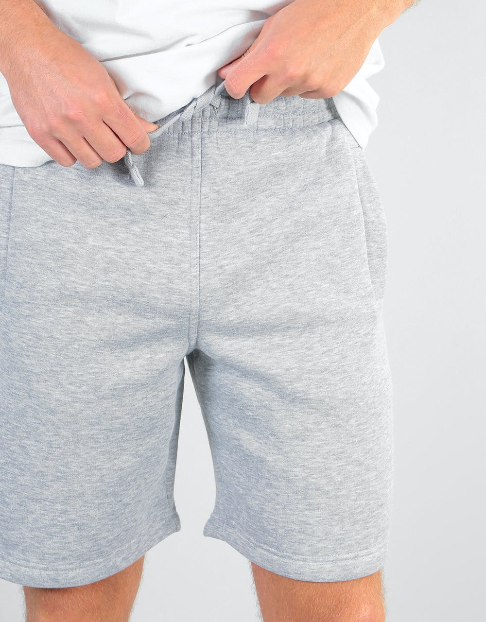 Route One Sweat Shorts - Light Grey Marl