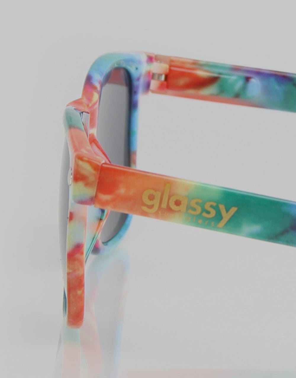 Glassy Sunhater Leonard Sunglasses - Tie Dye