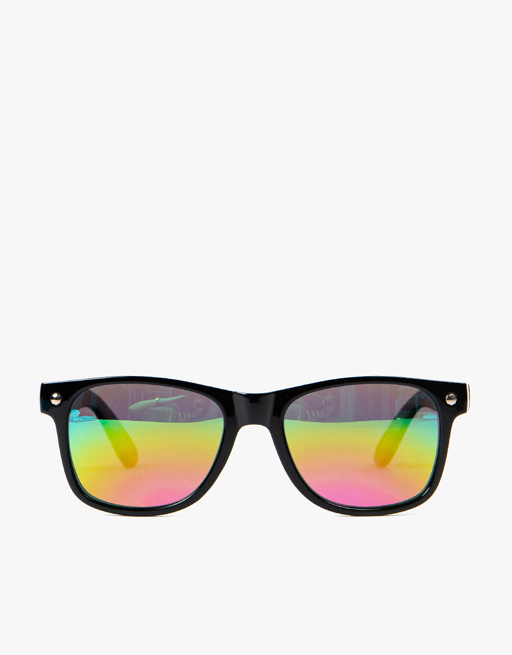Glassy Sunhater Leonard Polarized Sunglasses - Black/Colour Mirror