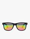 Glassy Sunhater Leonard Polarized Sunglasses - Black/Colour Mirror
