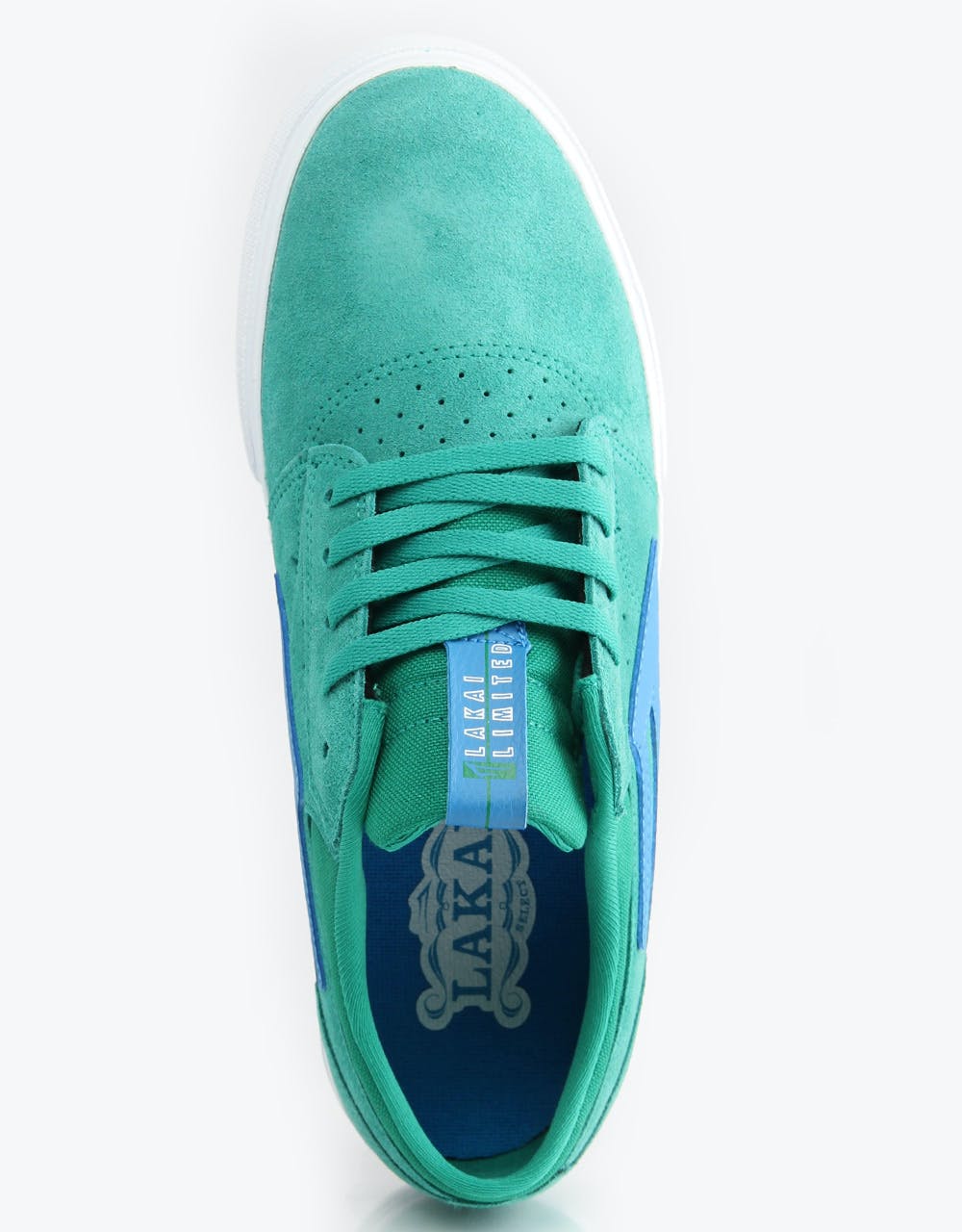 Lakai Griffin Skate Shoes - Green/Blue/Suede