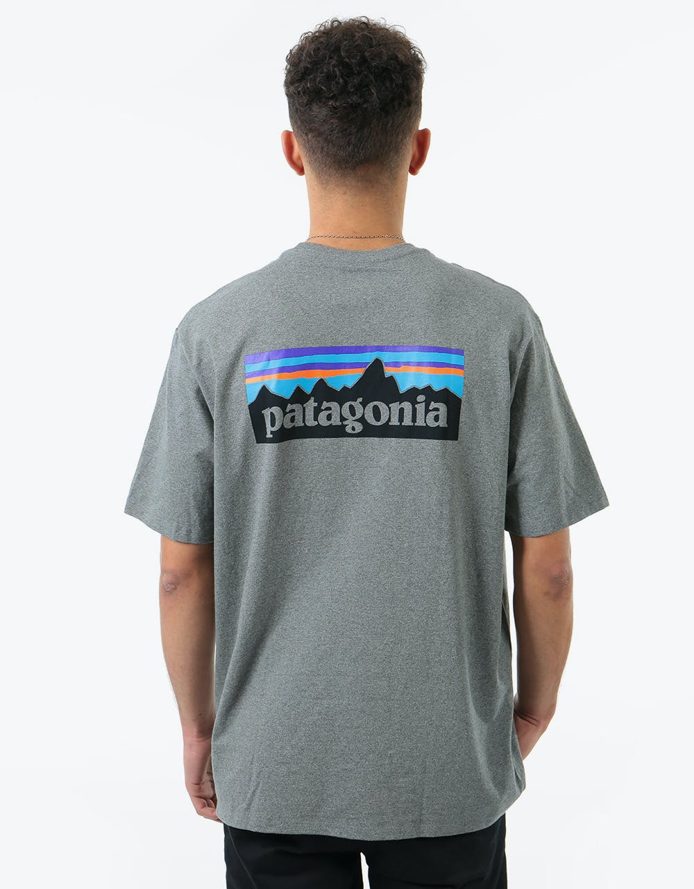 Patagonia P-6 Logo T-Shirt - Gravel Grey