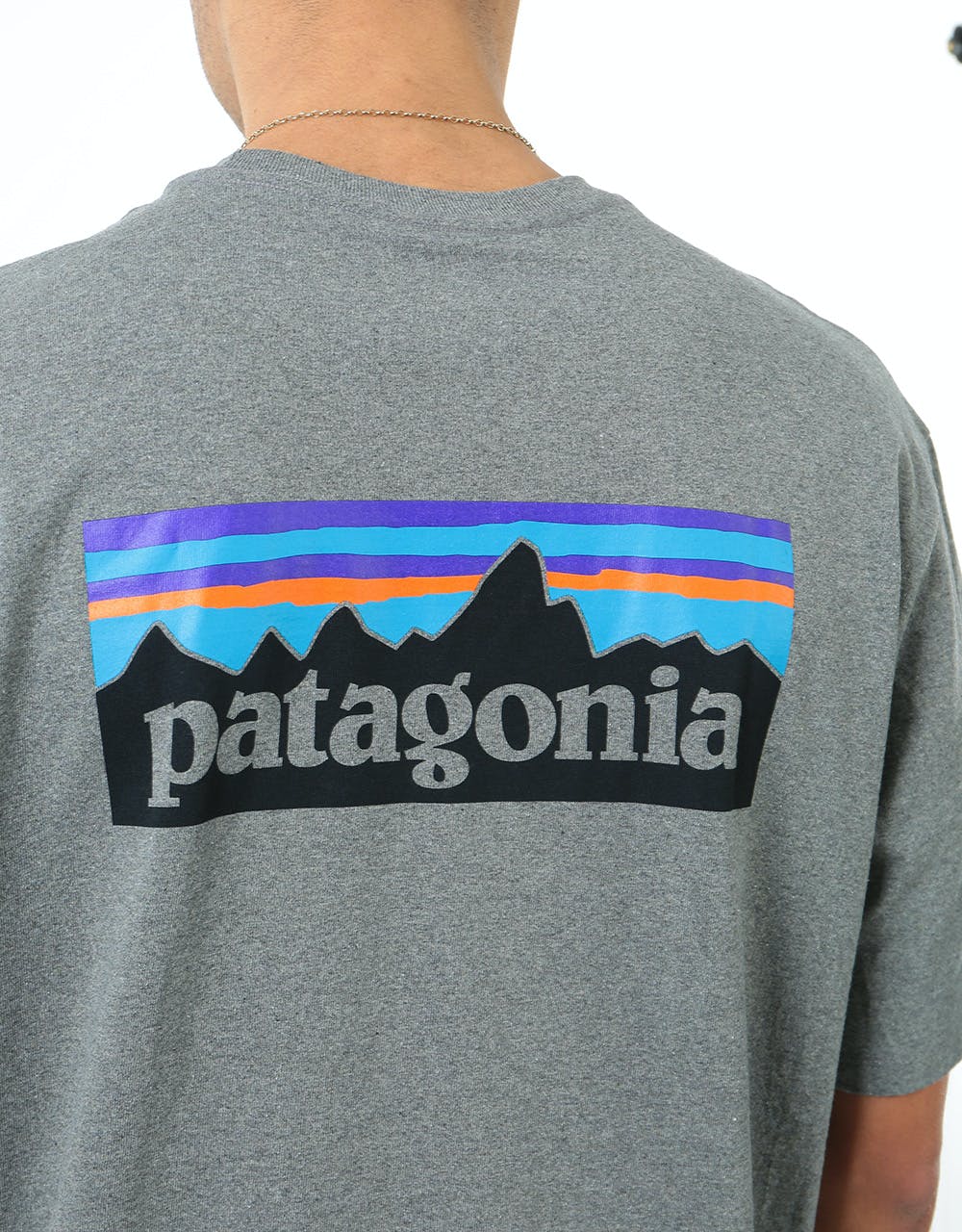 Patagonia P-6 Logo T-Shirt - Gravel Grey
