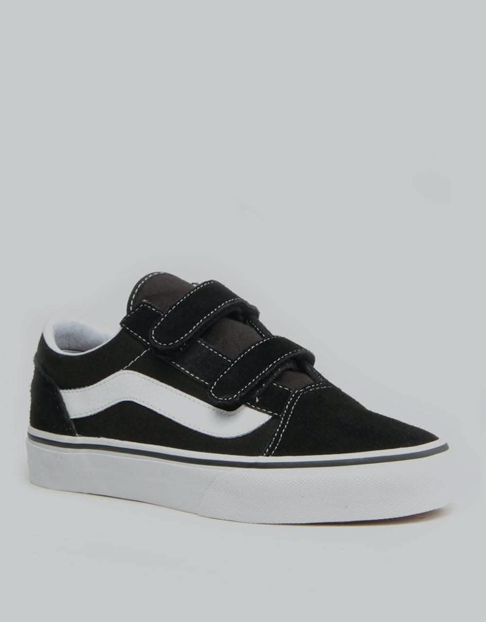 Vans Old Skool V Youth Skate Shoes - Black