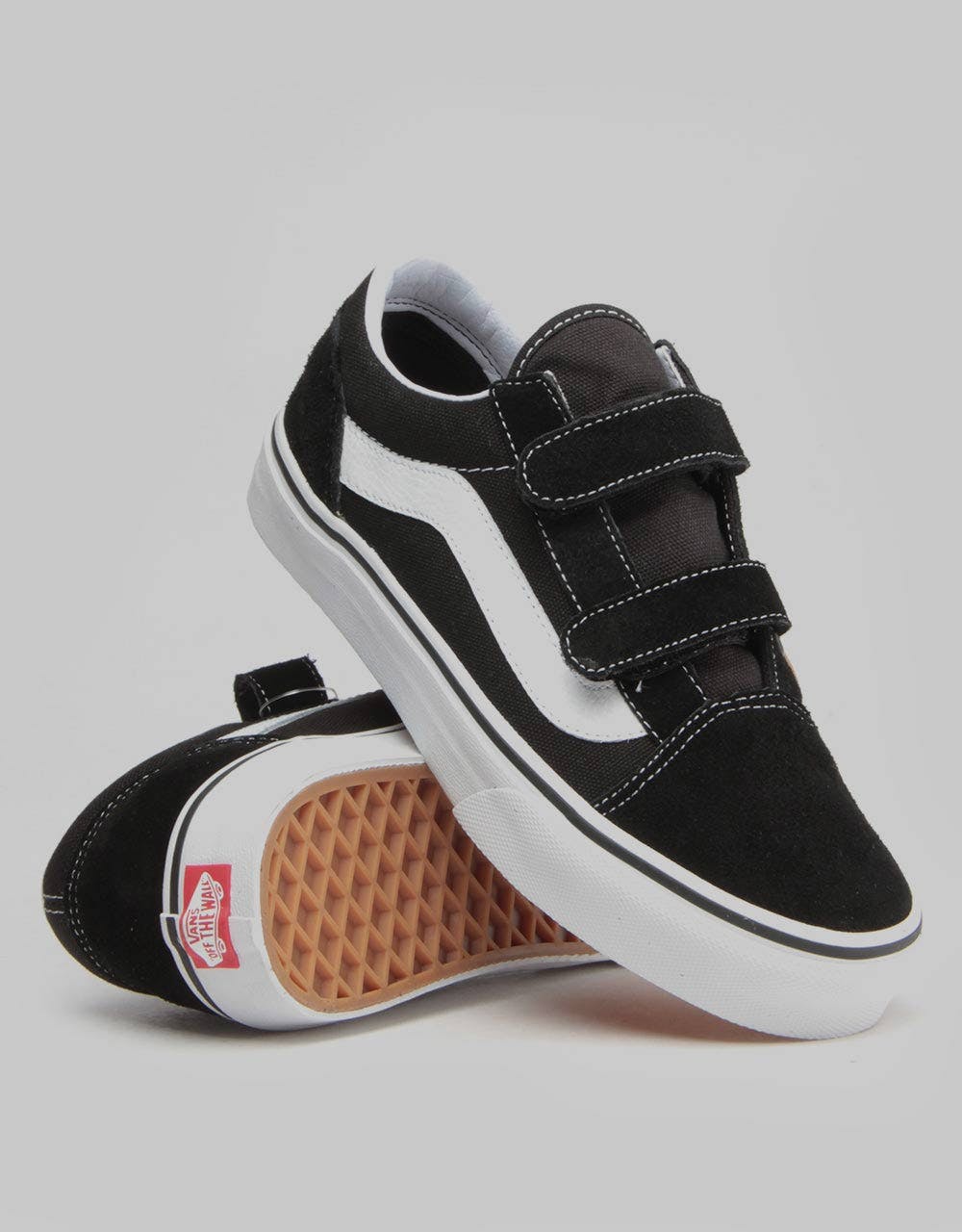 Vans Old Skool V Youth Skate Shoes - Black