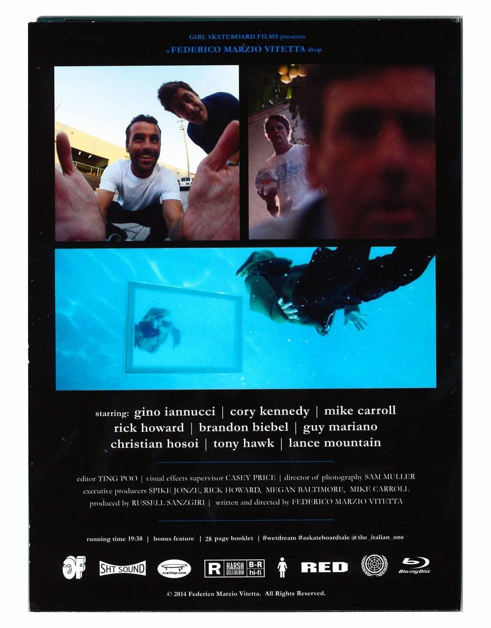 Wet Dream: A Skateboard Tale Blu-Ray