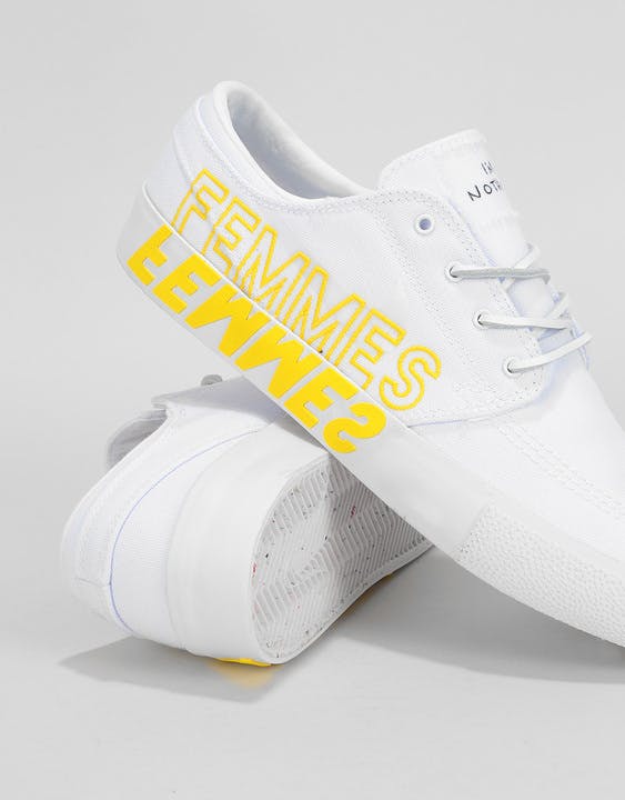 Nike SB Zoom Janoski RM QS Skate Shoes - White/Clear-White