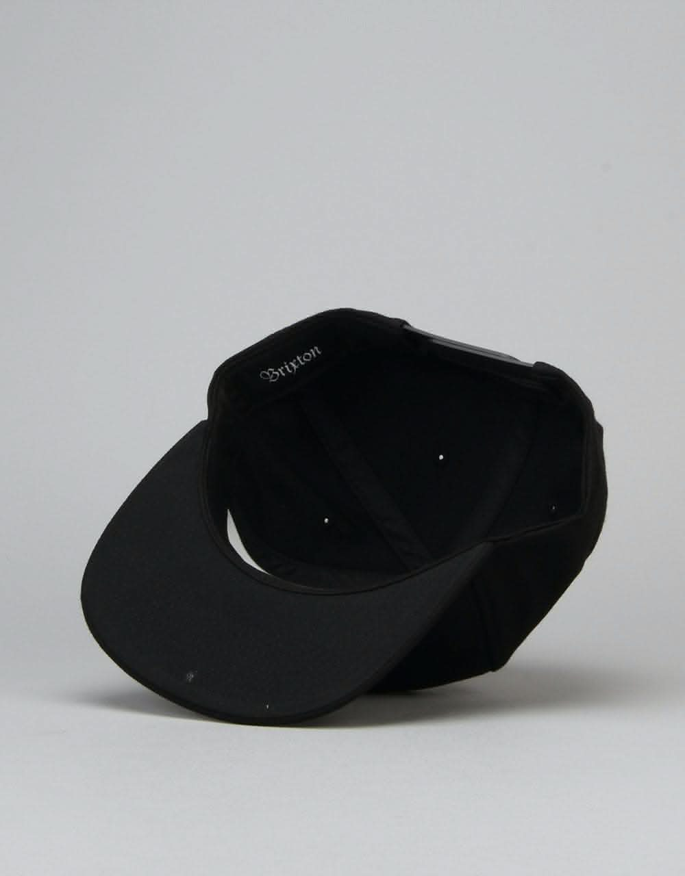 Brixton Oath III Snapback Cap - Black