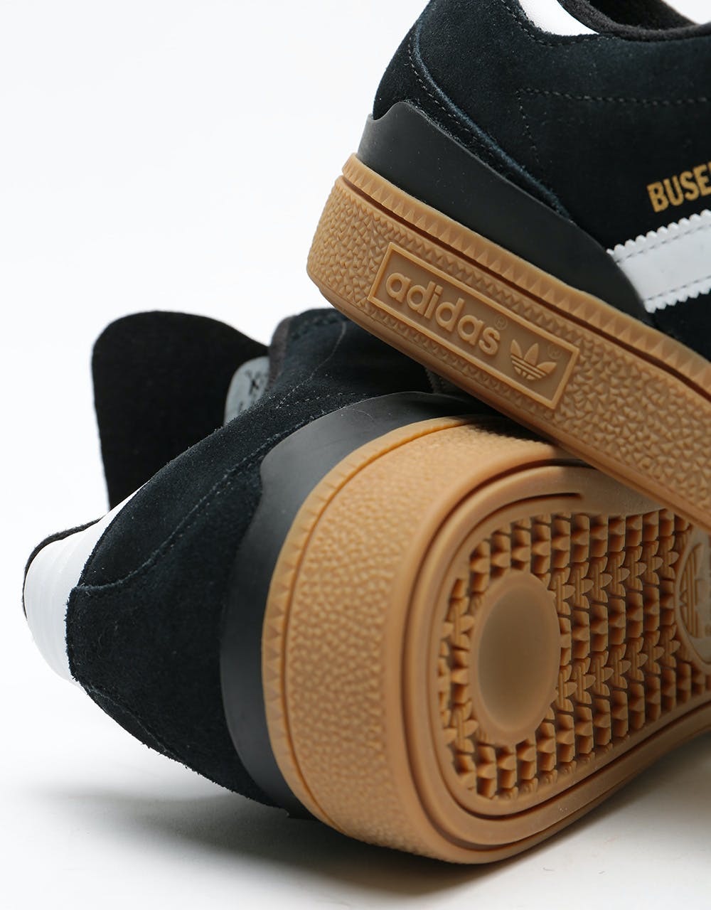 Adidas Busenitz Pro Skate Shoes - Black/Running White/Metallic Gold
