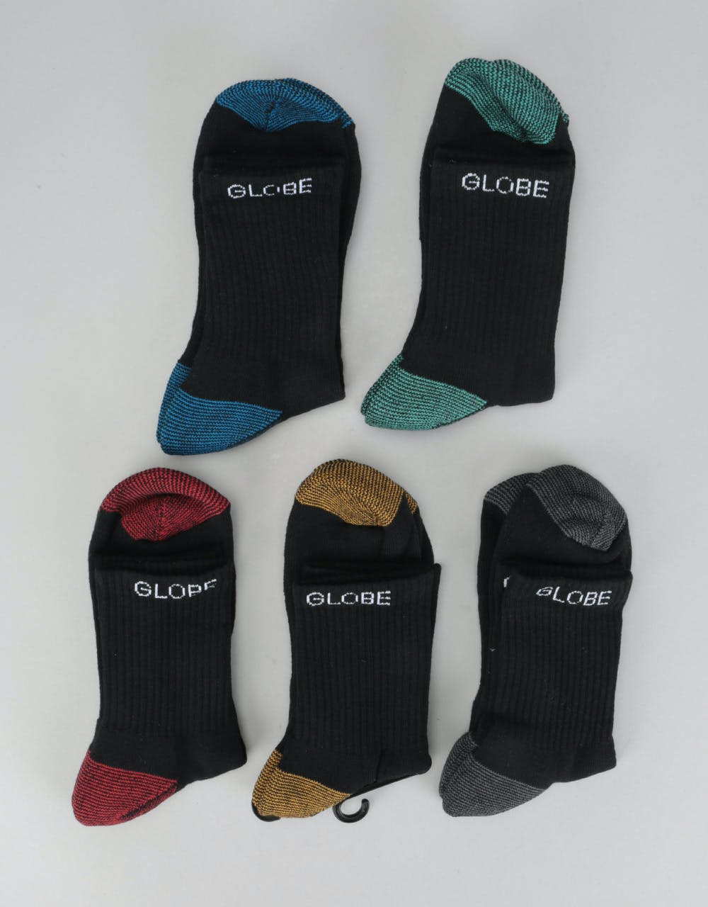 Globe Ingles Crew Socks - 5 Pack
