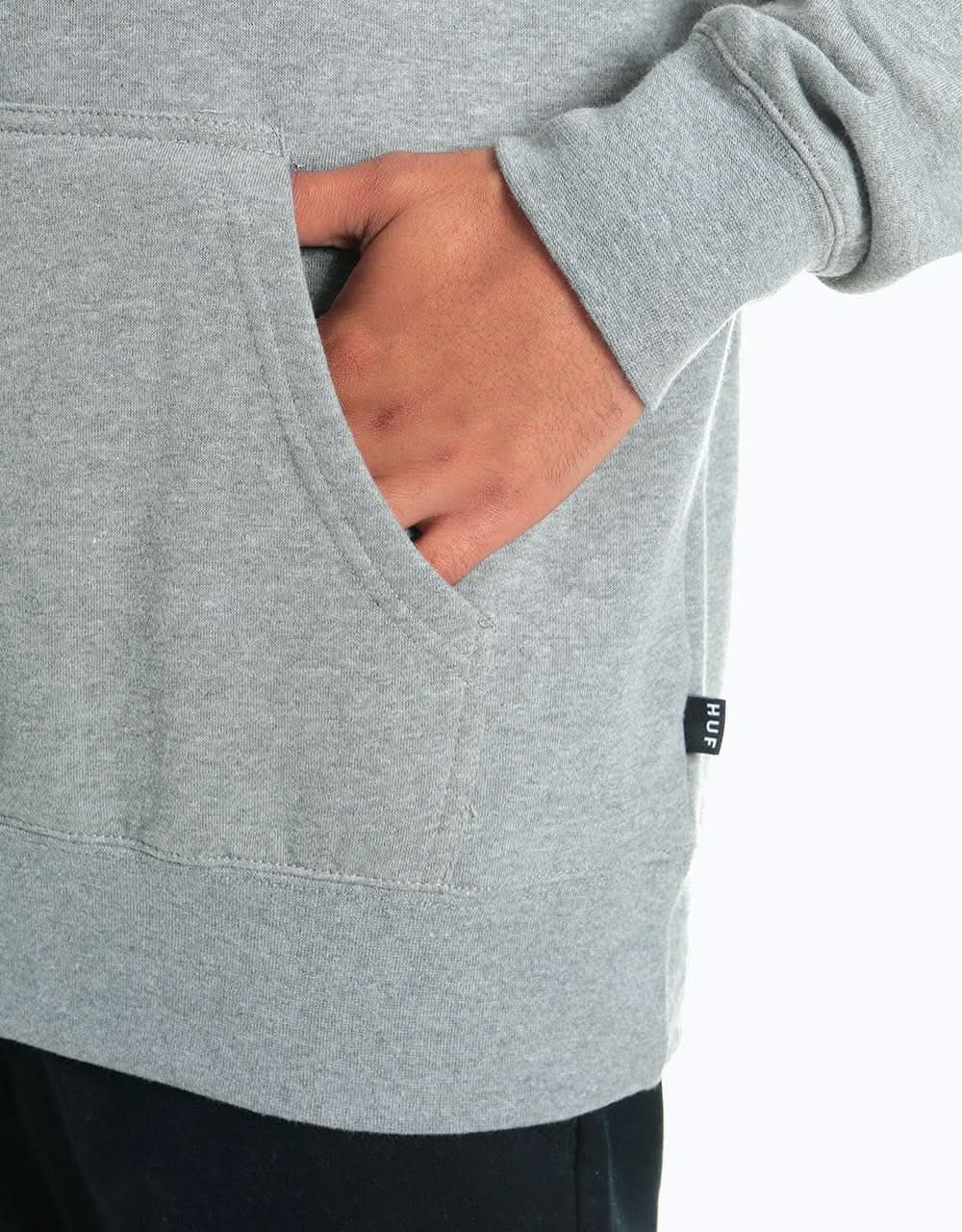 HUF Triple Triangle Pullover Hoodie - Heather Grey