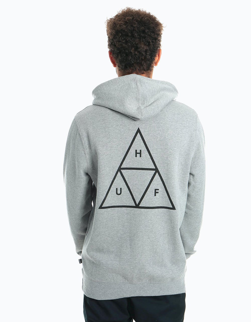 HUF Triple Triangle Pullover Hoodie - Heather Grey