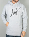 HUF Demi Script Pullover Hoodie - Heather Grey