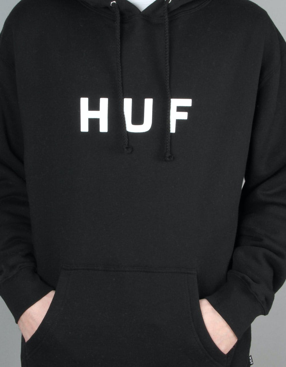HUF Original Logo Pullover Hoodie - Black
