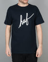 HUF Demi Script T-Shirt - Navy