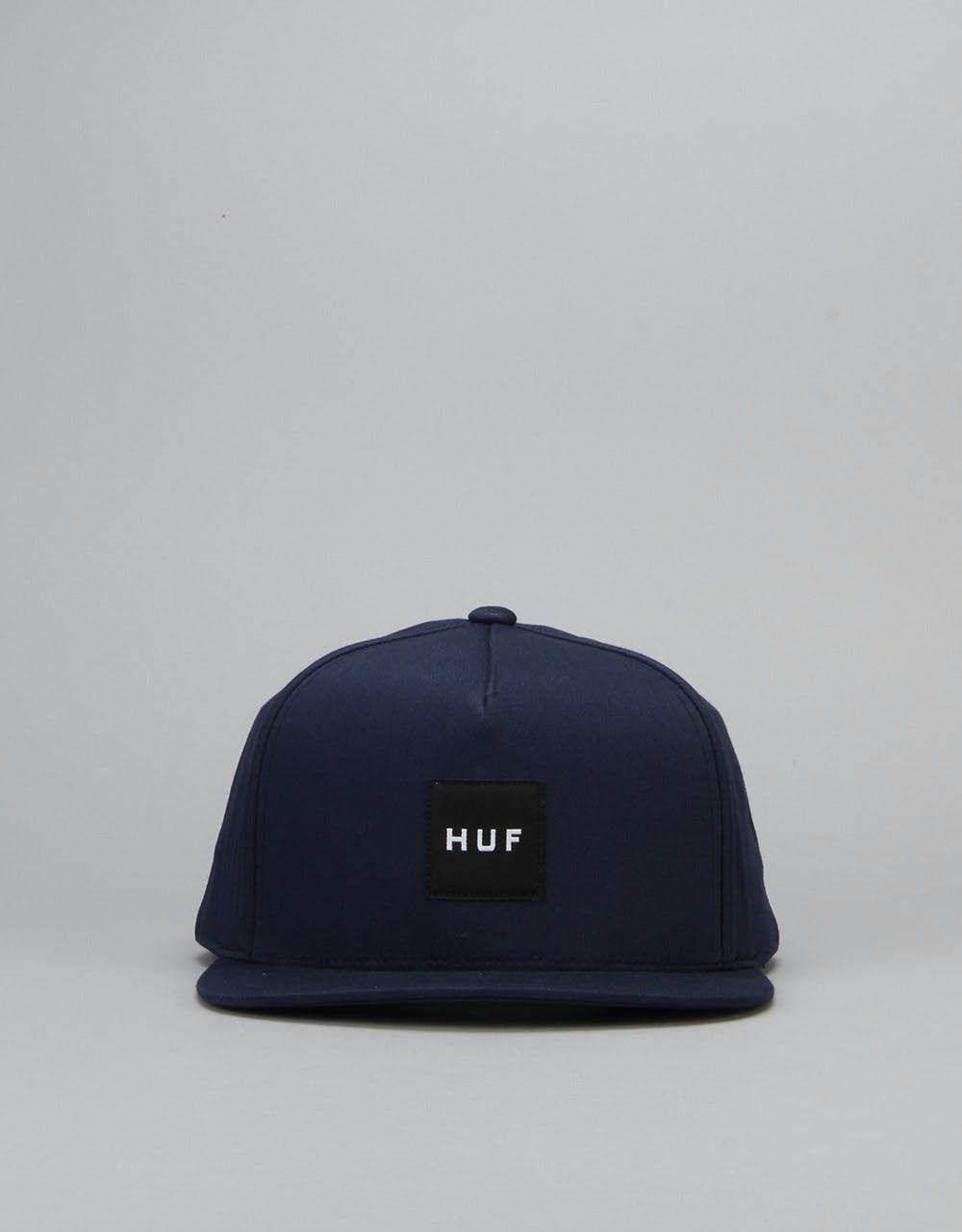 HUF Box Logo Snapback Cap - Navy