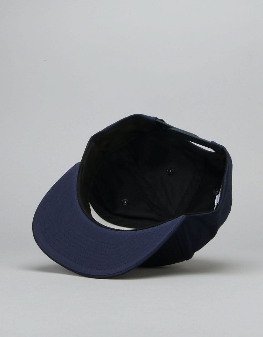 HUF Box Logo Snapback Cap - Navy